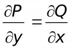 Enačbe v totalnih diferencialih Rešite enačbe v totalnih diferencialih